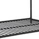 preview thumbnail 8 of 8, Black Full over Twin over Full Metal Triple Bunk Bed with Ladder
