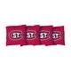 preview thumbnail 1 of 1, St. Cloud Huskies Red Cornhole Bags All-Weather Resin Filled