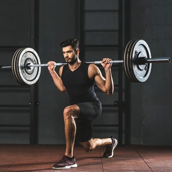 Olympic Barbell 5Foot Barbell 176LB Capacity, 2 Inch Weightlifting Barbell, Weights Lifting