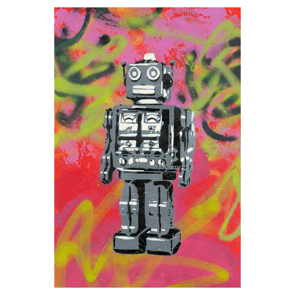 Robot by Grand Image Canvas Art Print