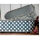 preview thumbnail 6 of 5, Foreside Home & Garden Set of 2 Multicolored Galvanized Metal Planters with Round Feet - 20.25 x 7 x 6.5
