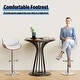 preview thumbnail 44 of 78, Bar Stools Adjustable Height Swivel Faux Leather Armless Barstools