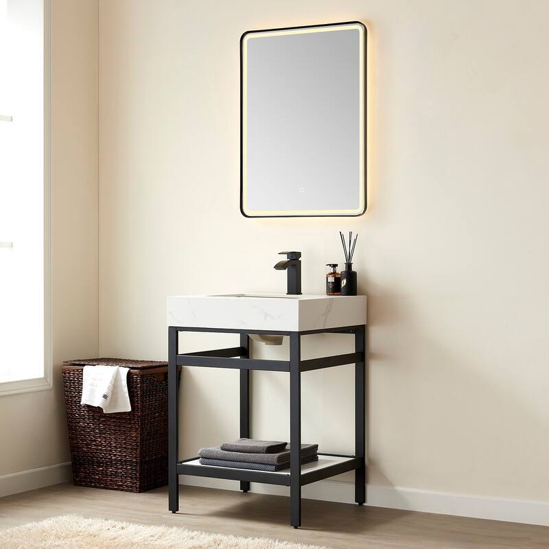 Miseno MV702524 Funes 24" Free Standing Single Basin Vanity Set with
