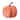 6"Tx5"D Latex Weathered Pumpkin W/Vine"