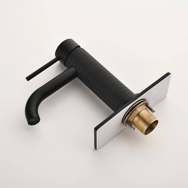 6.4"H Solid Brass Single-handle Bathroom Sink Faucet