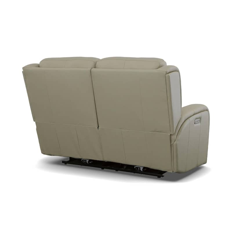 Grant 63" Premium Leather Reclining Loveseat by Flexsteel