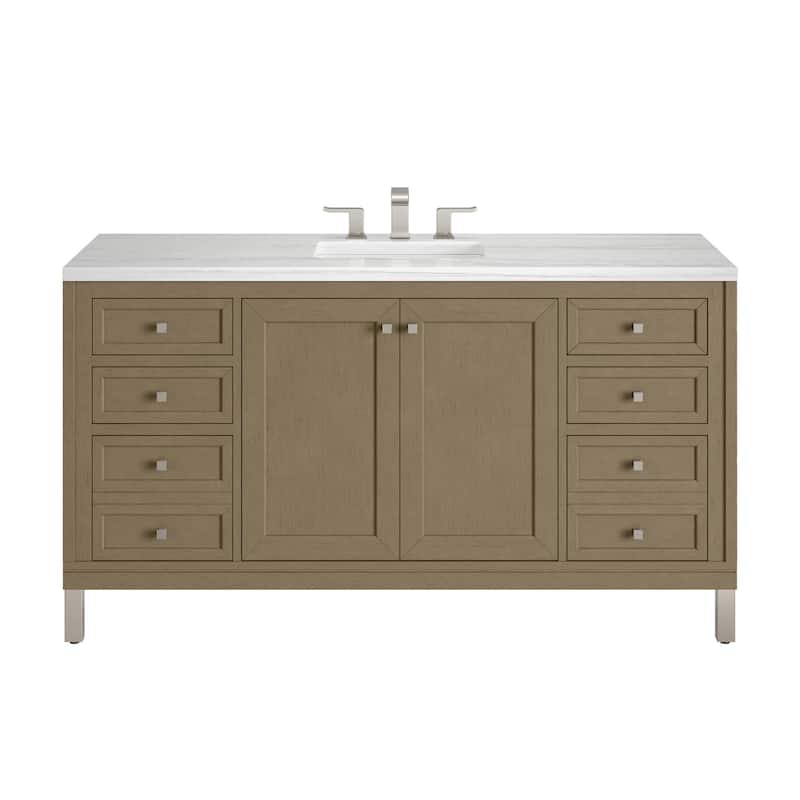 James Martin Vanities 503-V60S-3AF Chicago 60" Free Standing Single