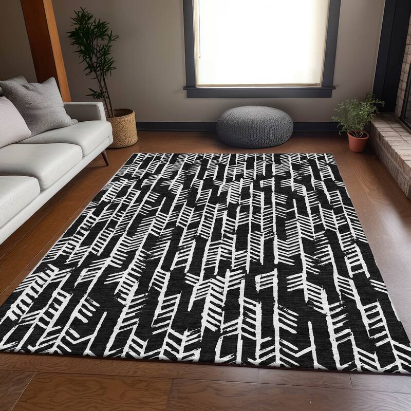 Premium Washable Super Soft Modern Arrows Mayfield Rug