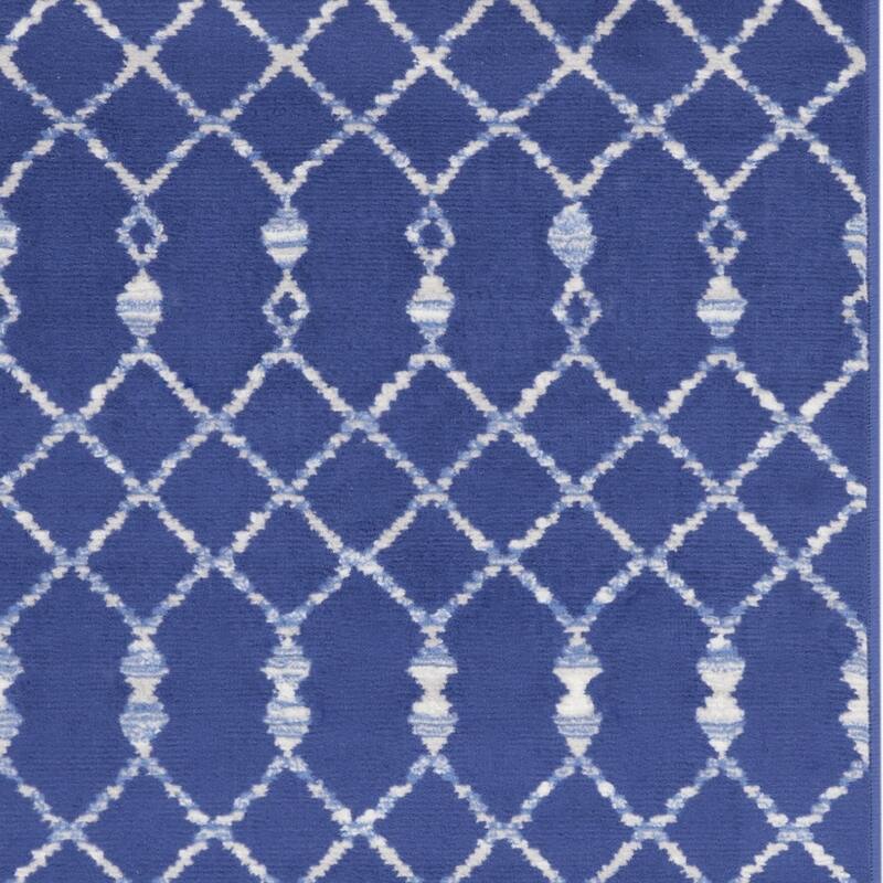 Buwe Power Loomed Geometric Modern Stain Resistant Area Rug By HomeRoots - 60' X '36' X '0.39