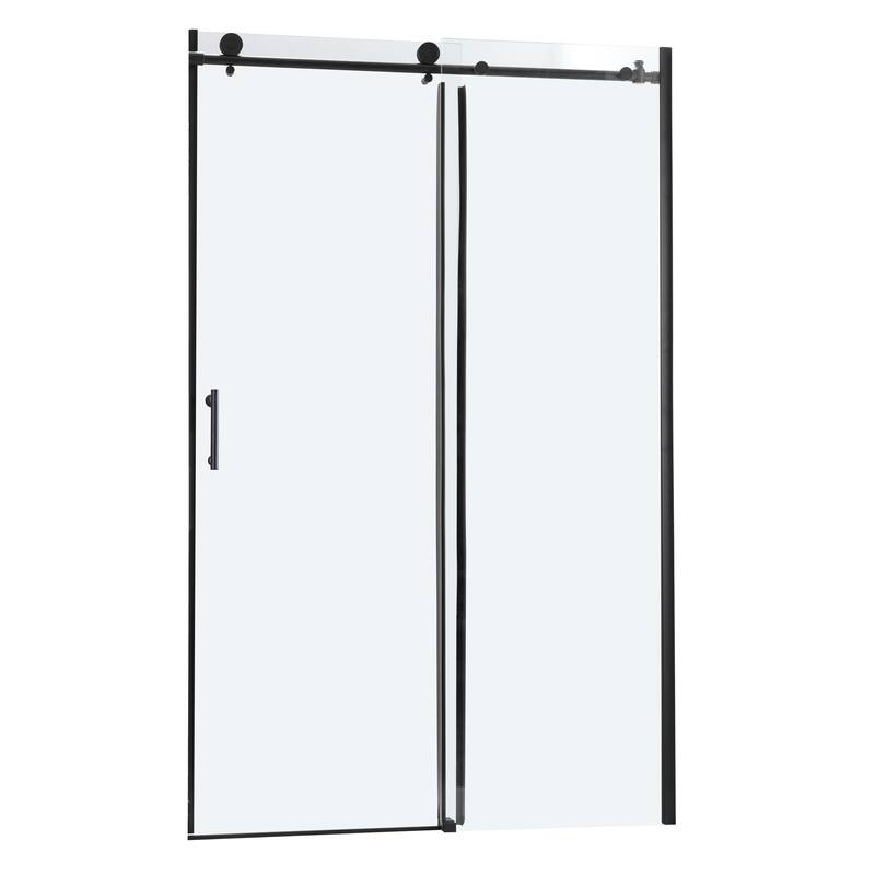 48"W x 76"H Single Sliding Semi-Frameless Shower Door - 48'' x 0.32'' x 76''