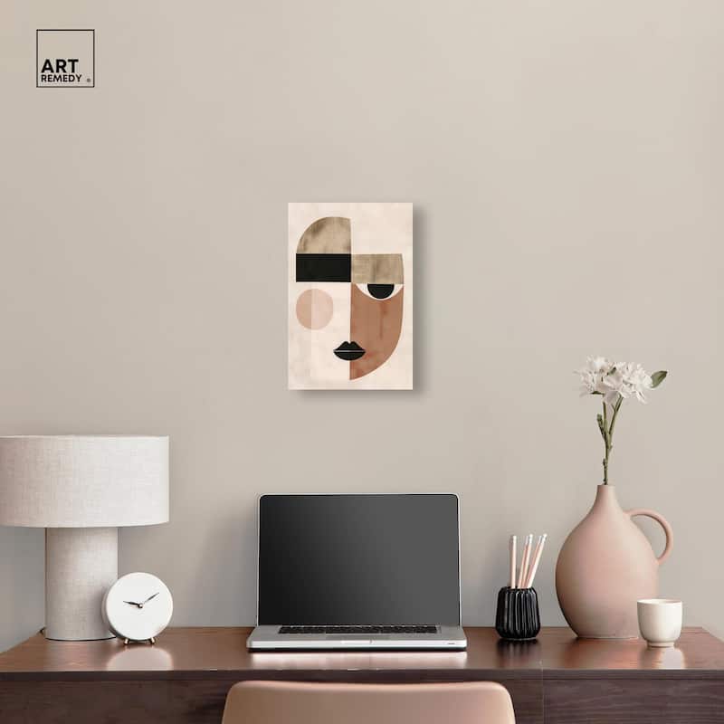 Face Moderne I Canvas by Art Remedy, Gallery Wrapped