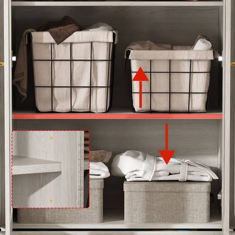 Elegant White Modular Bookcase: Stylish and Flexible Storage Solution for Your Home