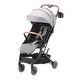 preview thumbnail 22 of 28, Carbon Steel Foldable Stroller with Recline and Footrest - 28” L x 17.3” W x 42.1” H