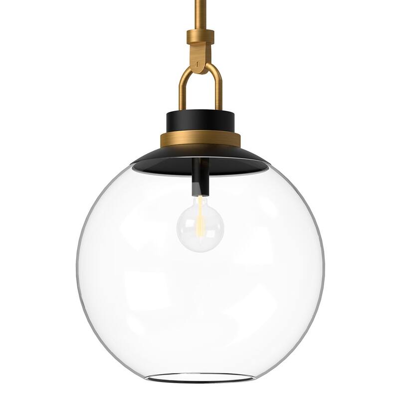 Alora Lighting PD520516CL Copperfield 16" Wide Pendant with Clear - Aged Gold