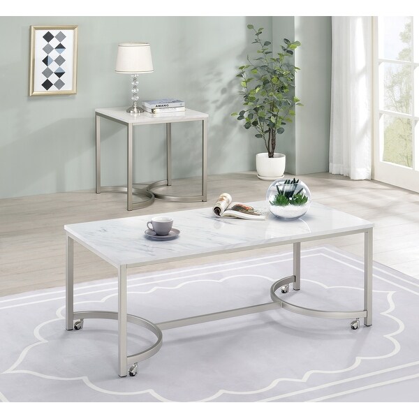 mia white side table