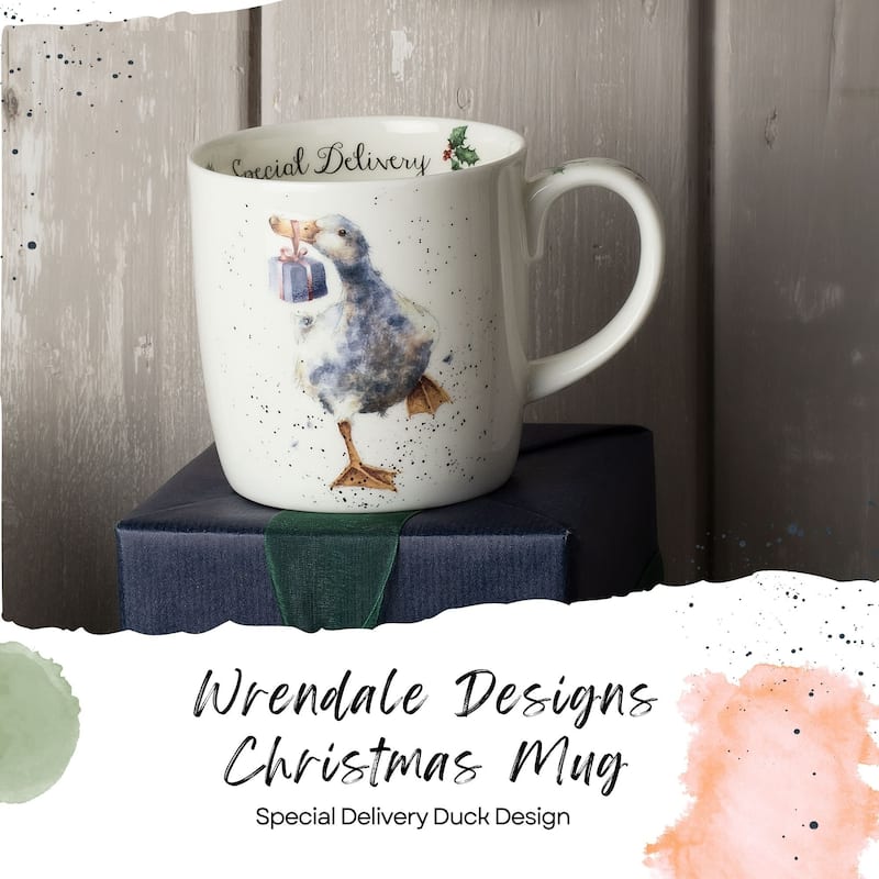 Royal Worcester Holiday Wrendale Designs 14 oz Mug
