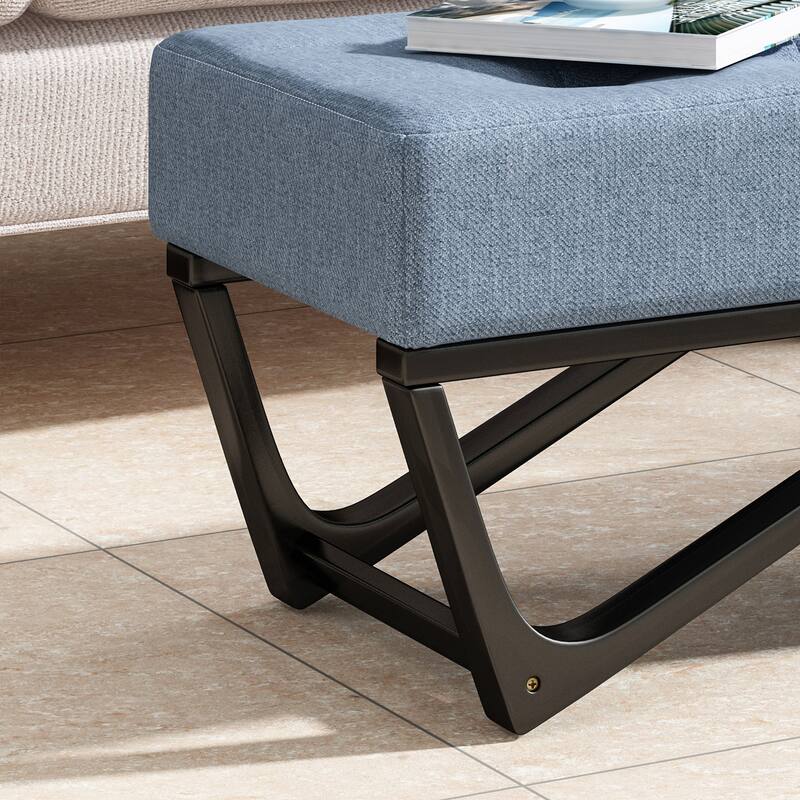 Button-tufted Sleek Bench