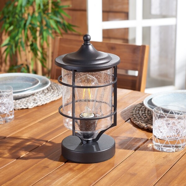 Safavieh Lighting Collection Lorient Small Black/Clear Glass Dec 並行輸入品 : SAFAVIEH Lighting Collection Saolia Natural 22-inch