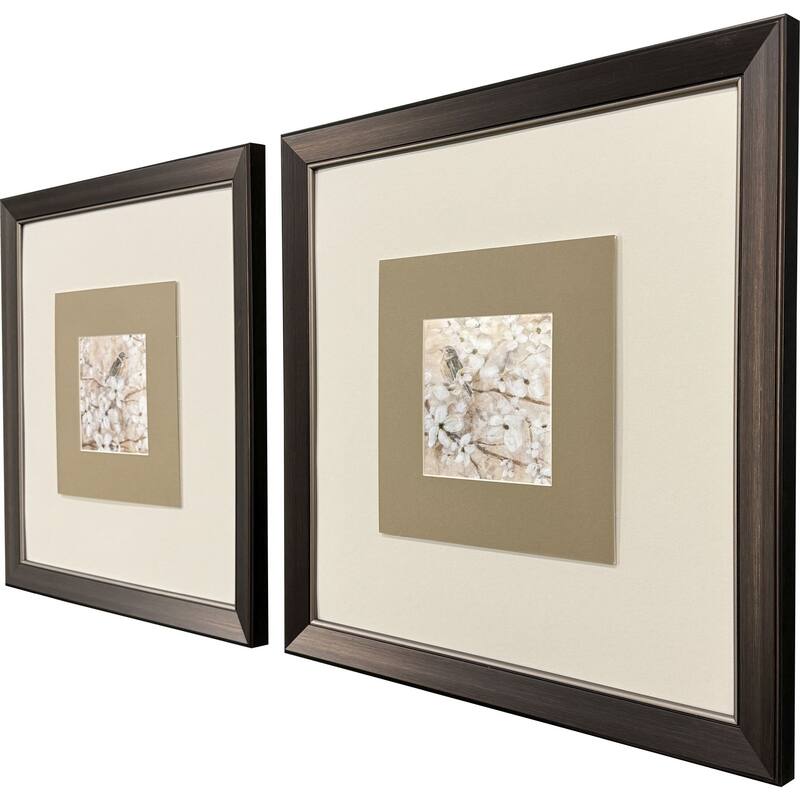 Paragon Fragrant Perch Framed Art - Set of 2