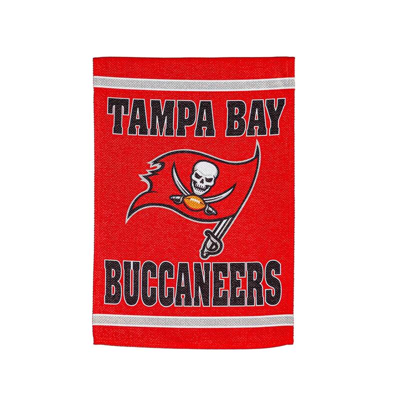 Embossed Suede Flag, Garden Size, Tampa Bay Buccaneers