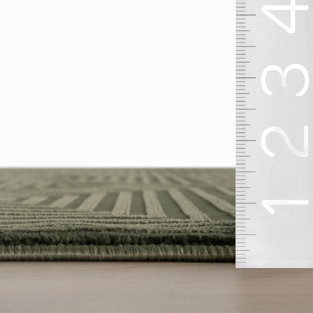 Nuloom Orielle Textured Geometric Area Rug