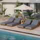 Option Teak+Dark Gray+4 Piece