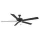preview thumbnail 1 of 4, Fanimation Edgewood 72 inch Indoor/Outdoor Ceiling Fan - Black