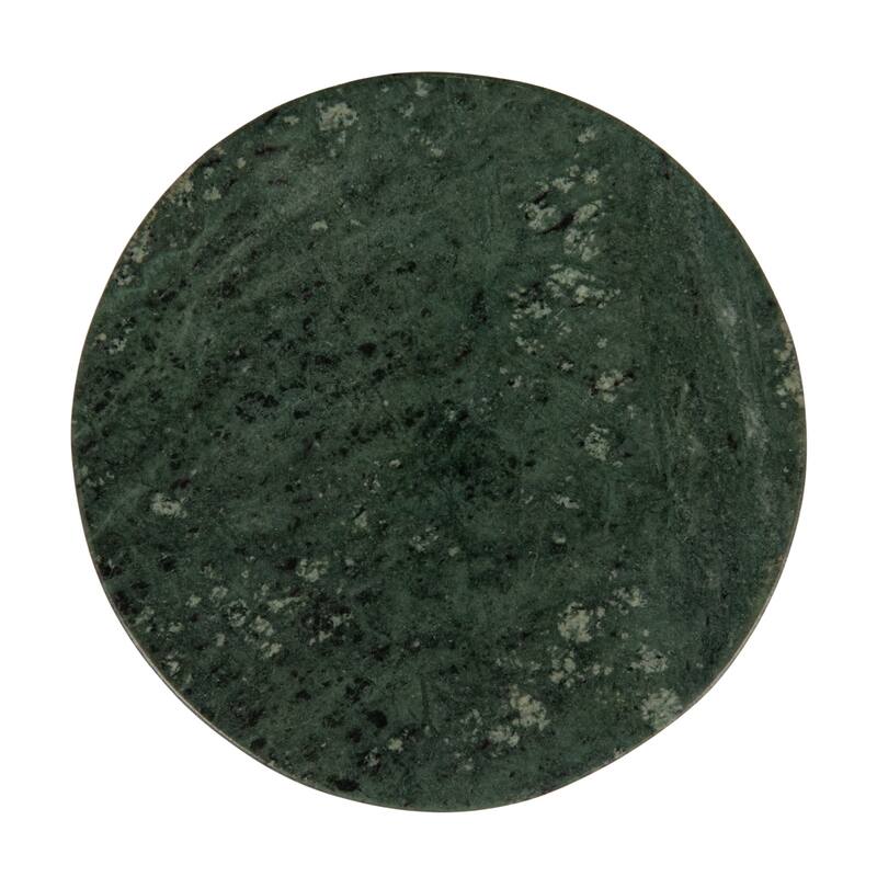 Marble Round Soapdish - 5.0"L x 5.0"W x 1.0"H