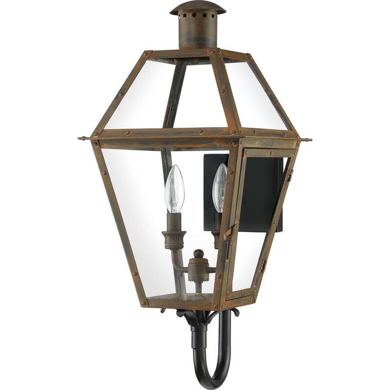 Roseto Llano 2 Light 24" Tall Outdoor Wall Sconce