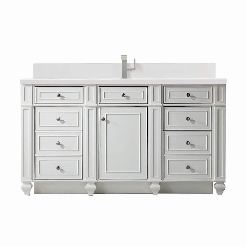 James Martin Vanities 157-V60S-1WZ Bristol 60" Single Basin Walnut