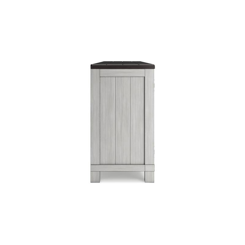 Signature Design by Ashley Darborn Gray/Brown 88" TV Stand for TVs up to 101" - 88" W x 17.5" D x 32.63" H