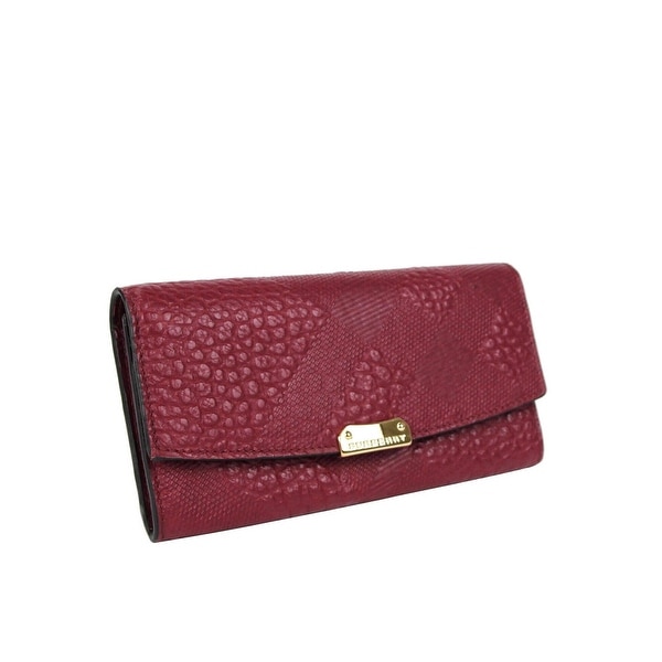 burberry women's check wallet