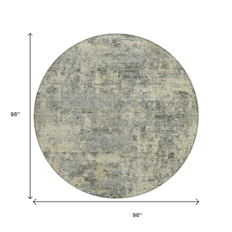 HomeRoots Abstract Transitional Rectangle Outdoor Rug
