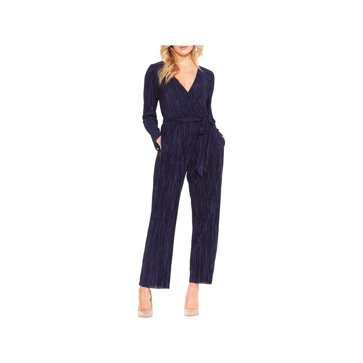 vince pleated jumpsuit