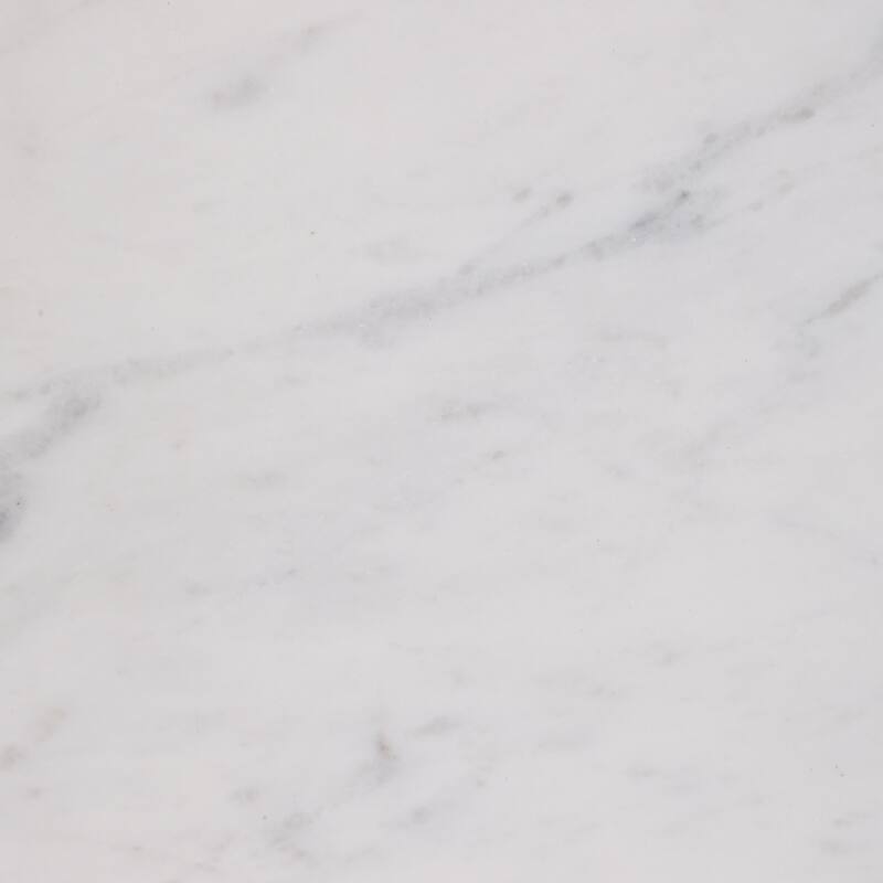 Metal and Stone Accent Table with Aluminum Base - Modern Stylish Side Table for Home Decor