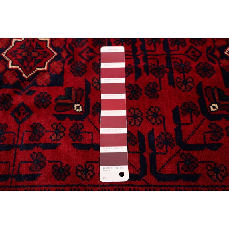 ECARPETGALLERY Hand-knotted Finest Khal Mohammadi Red Wool Rug - 6'7 x 9'7