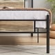 preview thumbnail 8 of 19, VECELO Industrial Kids Bed Frame with Wood Headboard,Twin Size Bed Set of 2