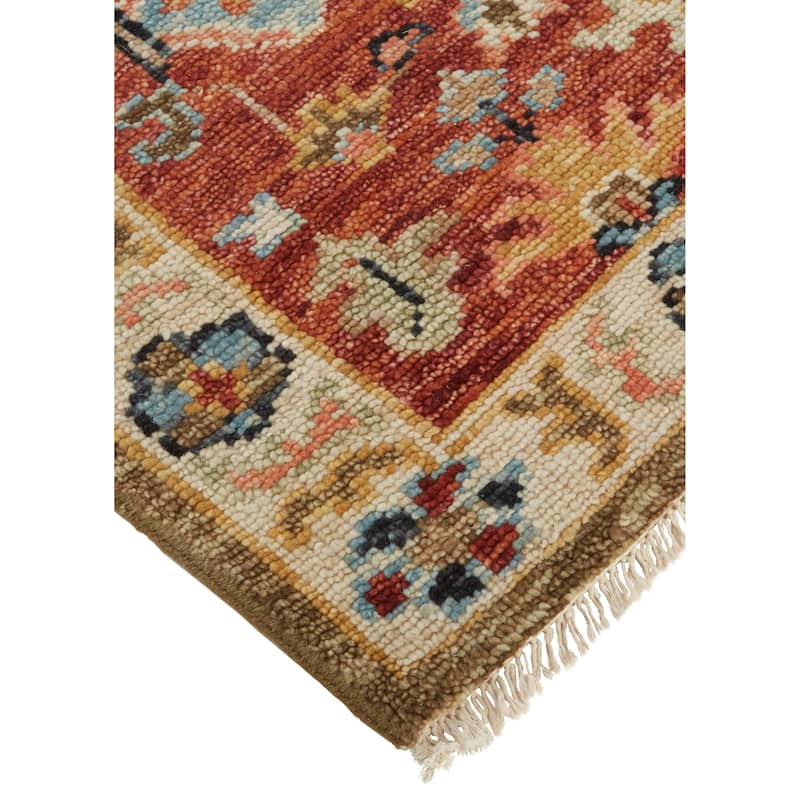 Grand Bazaar Irie Hand Knotted Oriental Traditional Area Rug