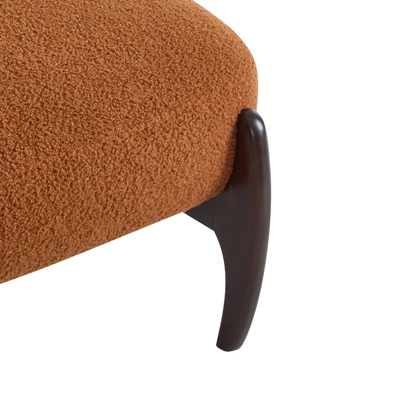 Modern Boucle Lounge Chair