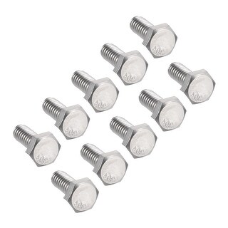 Carbon Steel Hex Head Screw Bolts 1//4-Inch 20 x 1-1//2 Inch Grade 5 UNC 10pcs