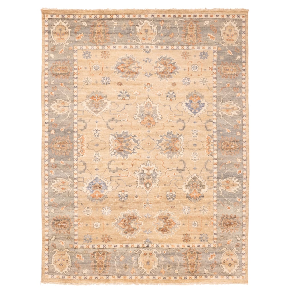ECARPETGALLERY Hand-knotted Jules Serapi Tan Wool Rug - 9'1 x 11'10