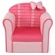 preview thumbnail 1 of 8, Costway Kids Cute Pink Bow Sofa Children Couch Toddler Upholstered - See Details Pink - See Details