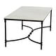 preview thumbnail 5 of 15, Genuine Marble and Metal Coffee Table