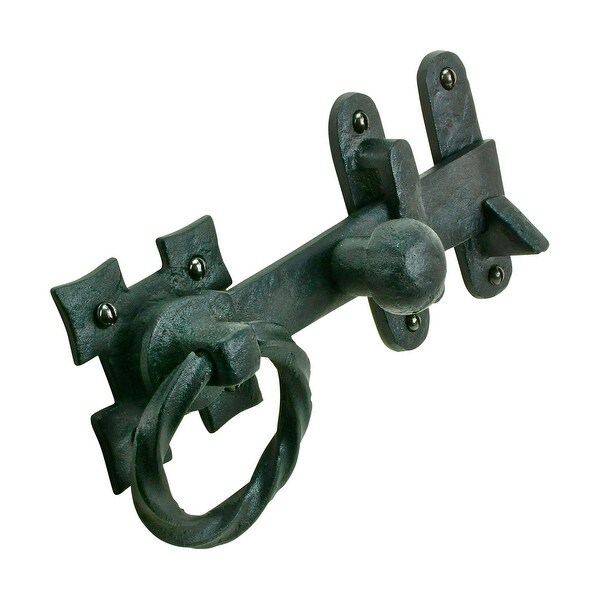 Dark Bronze Traditional Ring Gate Latch | 360 Yardware