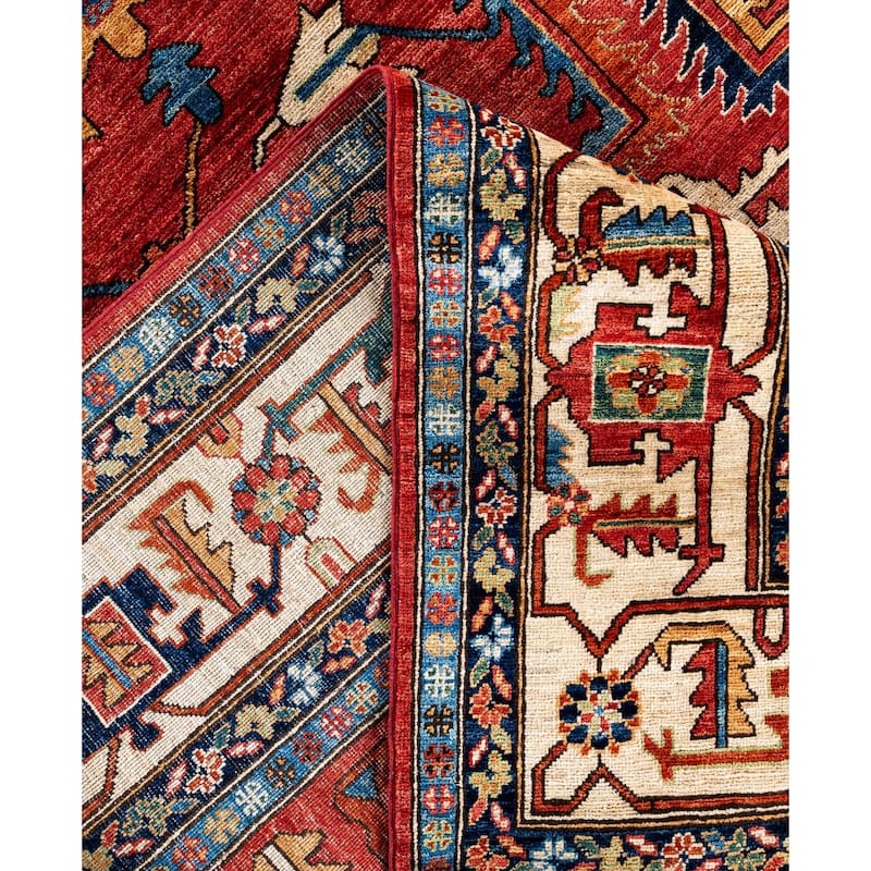 Serapi One-of-a-Kind Hand-Knotted Area Rug - Red - 10' 2" x 13' 11"