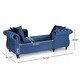 preview thumbnail 20 of 23, Houck Modern Glam Tufted Velvet Tete-a-Tete Chaise Lounge with Accent Pillows by Christopher Knight Home