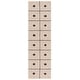 preview thumbnail 16 of 32, Martha Stewart by SAFAVIEH Zhivica Checkered Wool Rug 2'3" x 8' Runner - Beige/Black - Runner