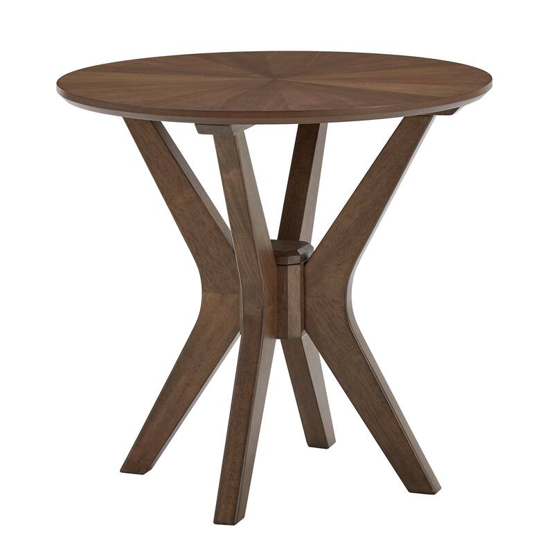 Rondo Mid-Century Walnut Finish Tables by iNSPIRE Q Modern