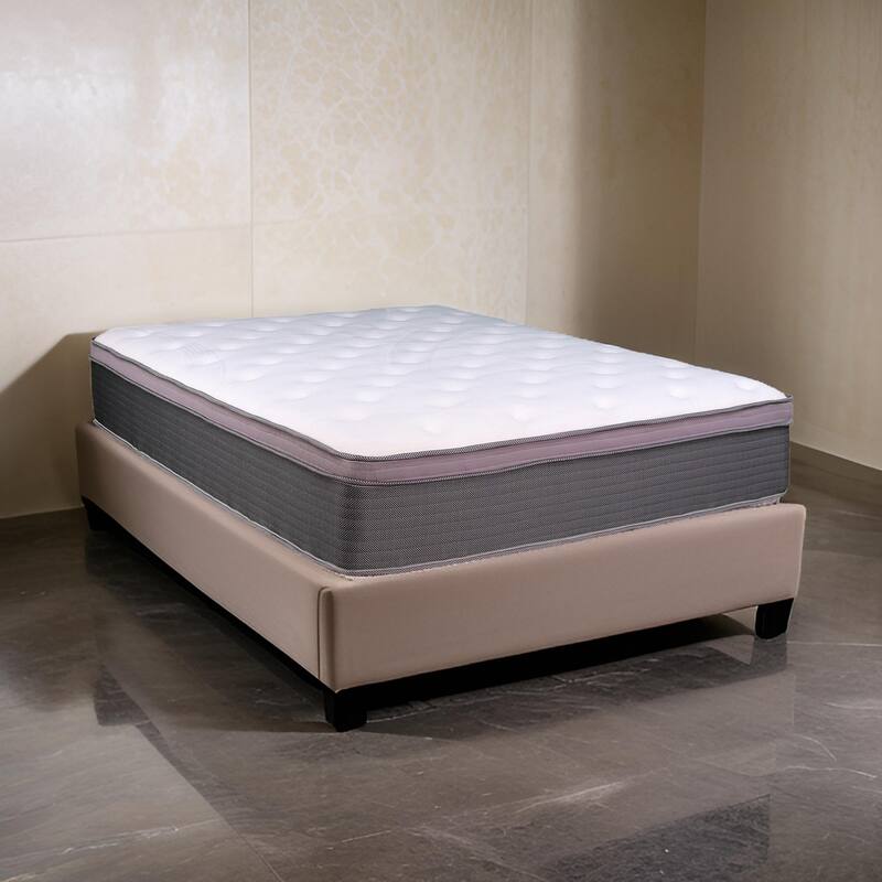Cari 12 Inch Hybrid Queen Size Mattress, Cool Gel Memory Foam, Pocket Coil