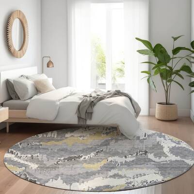 Premium Washable Super Soft Modern Ziggy Mayfield Rug